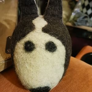 Rare mackenzie  childs dog toy never used